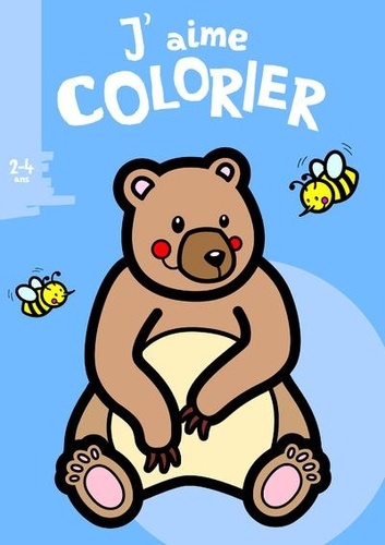 Valérie Pernot - J'aime colorier ours brun.
