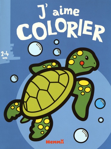 Valérie Pernot - J'aime colorier tortue.