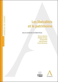 Valérie Pirson - Les libéralités et le patrimoine.