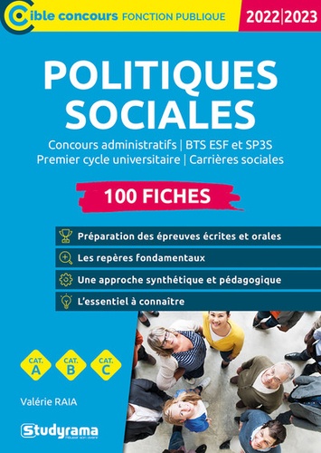 100 fiches les politiques sociales  Edition 2022-2023