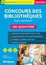 Valérie Schietecatte - Concours des bibliothèques - 200 questions, tous concours.