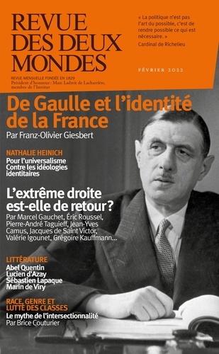 Revue des deux Mondes Février 2022 De Gaulle et l'identité de la France