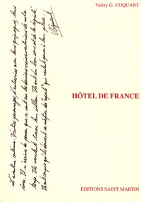 Valéry G. Coquant - Hôtel de France.