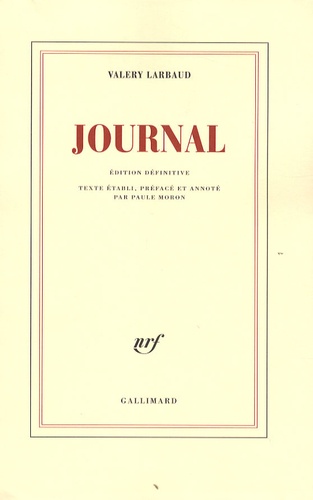 Valery Larbaud - Journal.