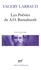 Les poésies de AO Barnabooth. Suivies de Poésies diverses et des poèmes de AO Barnabooth éliminés de l'édition de 1913