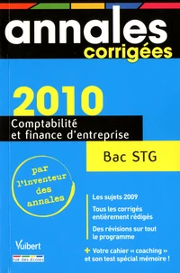 Comptabilité et finance d'entreprise Bac STG