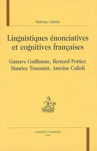 Linguistiques Enonciatives et Cognitives Françaises