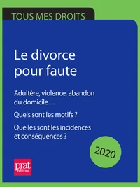 Le divorce pour faute 2020