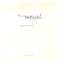 Agrégations de Lettres 2007