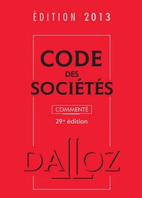 Code des sociétés 2013