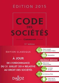 Code des sociétés 2015