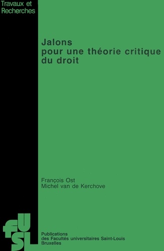 Jalons pour une theorie critique du droit