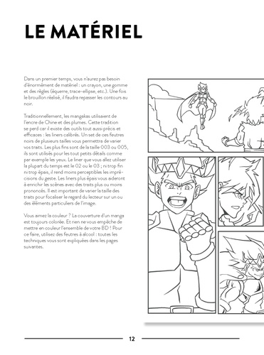 Dessine ta BD manga Shonen. Techniques et astuces