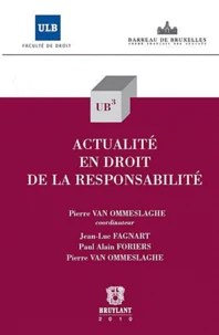 Actualité en droit de la responsabilité