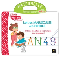 Lettres majuscules et chiffres Maternelle Moyenne Section