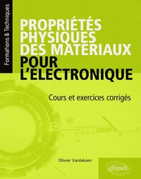 Propriétés physiques des matériaux pour l'électronique