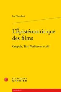 L'epistémocritique des films
