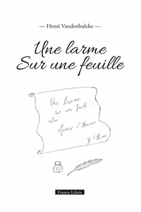 Une larme sur une feuille