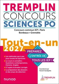 Tremplin Concours Sciences Po Tout-en-un 2027