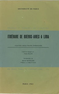 Itinéraire de Buenos-Aires à Lima