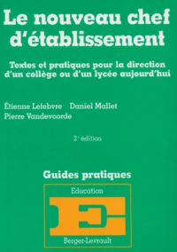 Le nouveau chef d'établissement