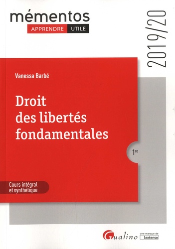 Droit des libertés fondamentales  Edition 2019-2020