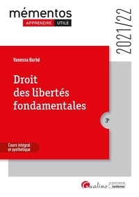 Vanessa Barbé - Droit des libertés fondamentales.