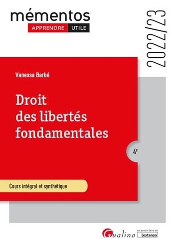 Droit des libertés fondamentales  Edition 2022-2023