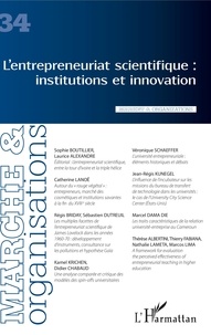 Vanessa Casadella et Bérangère Szostak - Marché et Organisations N° 34 : L'entrepreneuriat scientifique - Institutions et innovation.