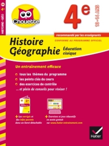 Vanessa Lebrun et Christophe Clavel - Histoire-Géographie Education civique 4e - 13-14 ans.