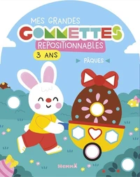 Mes grandes gommettes repositionnables - 3 ans - Pâques