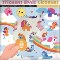 Stickers épais Licornes