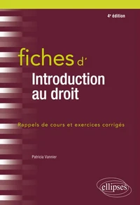 Fiches d'introduction au droit