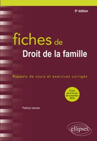 Fiches de droit de la famille