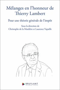 Mélanges en l'honneur de Thierry Lambert