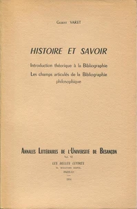 Histoire et savoir