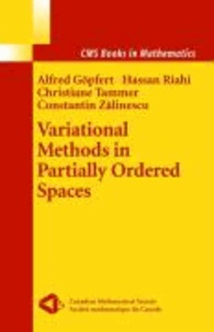 Variational Methods in Partially Ordered Spaces.
