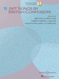  Various - 15 Art Songs by British Composers - high voice and piano. aiguë..