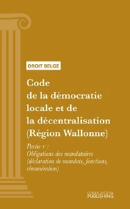 Code de la démocratie locale et de la décentralisation (Région Wallonne)