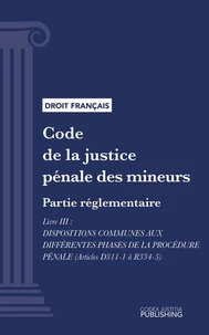 Code de la justice pénale des mineurs