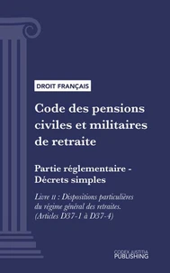 Code des pensions civiles et militaires de retraite