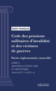 Code des pensions militaires d'invalidité et des victimes de guerre