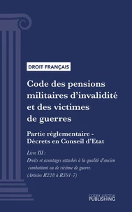 Code des pensions militaires d'invalidité et des victimes de guerre