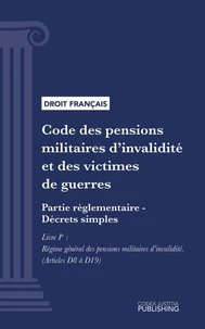 Code des pensions militaires d'invalidité et des victimes de guerre