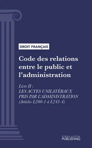 Code des relations entre le public et l'administration