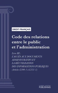 Code des relations entre le public et l'administration