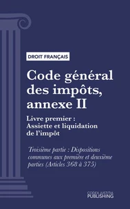 Code général des impôts, annexe II