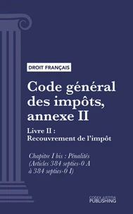 Code général des impôts, annexe II