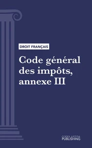 Code général des impôts, annexe III