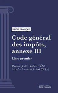 Code général des impôts, annexe III